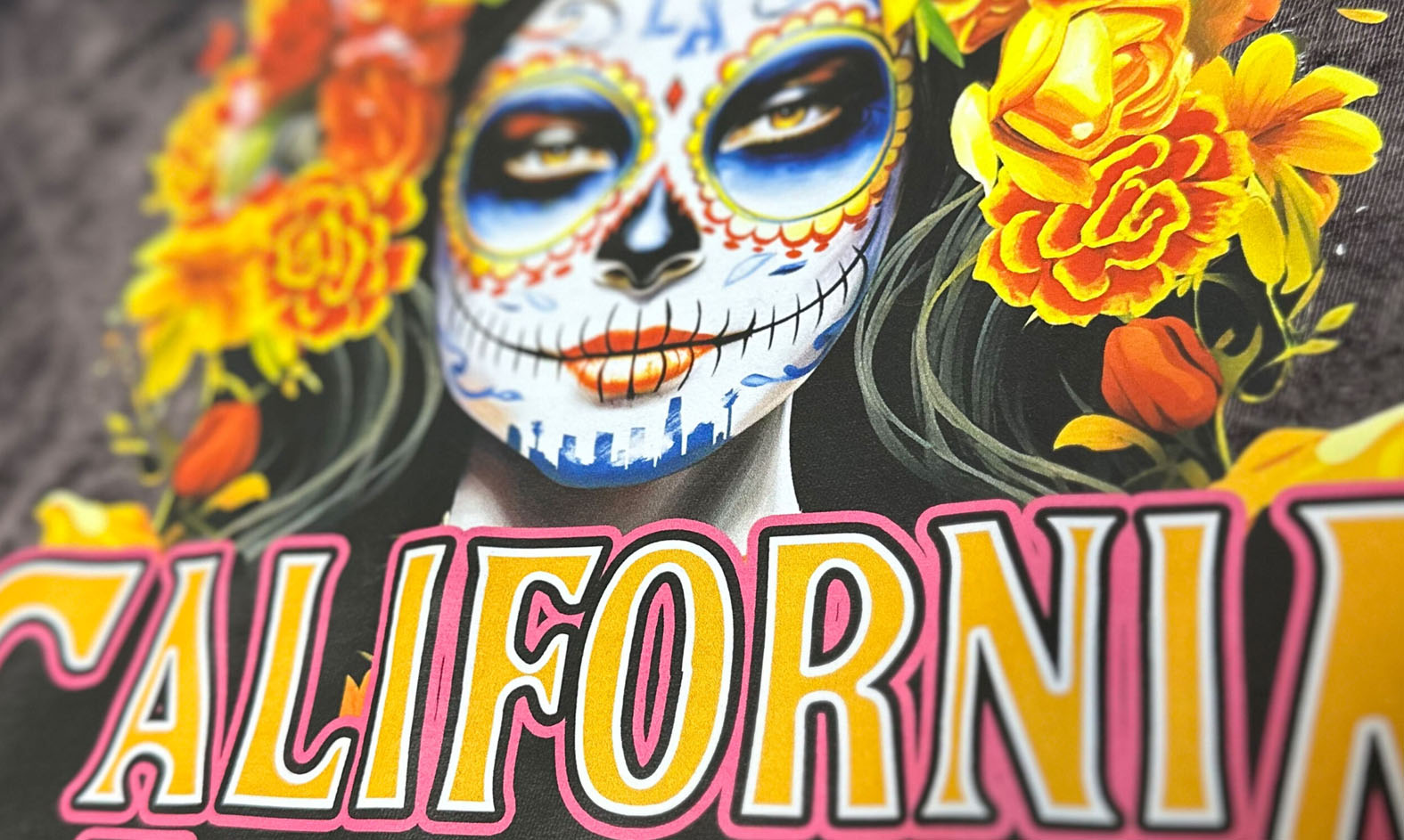 california flower mall limited edition catrina t-shirt
